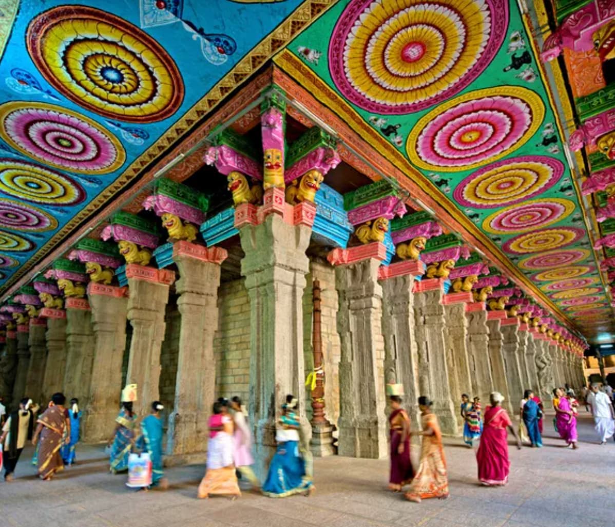 Visite du temple Meenakshi